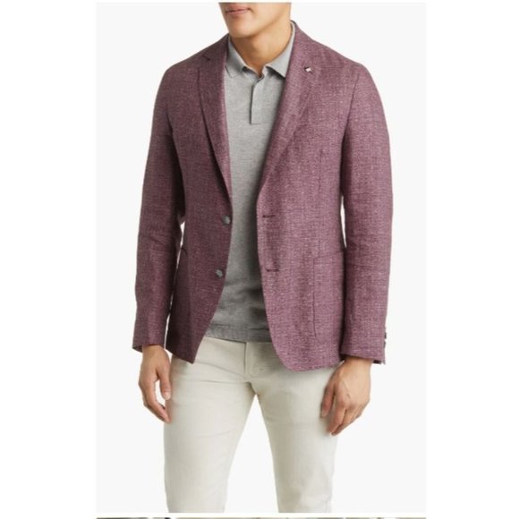 Hugo Boss Hanry Slim Fit Linen & Virgin‎ Wool Sport Coat - NWT - Picture 1 of 9